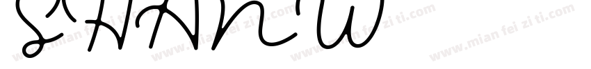 周子翔 SHANW字体转换